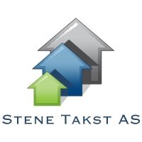 Logo med ikoner av hus og tekst